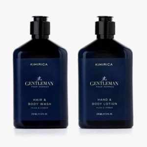 The gentleman body wash & body lotion duo